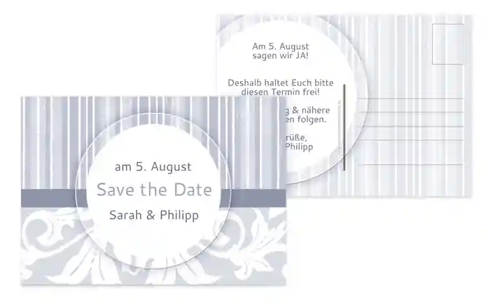 Save the Date Streifenzauber