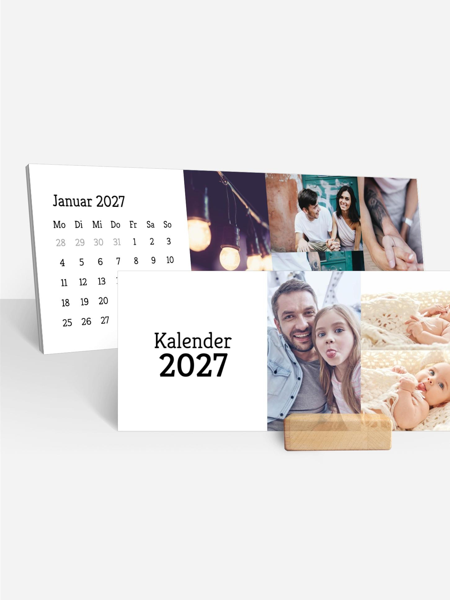 Tischkalender Blanko Collage | Monat Tischkalender Blanko Collage | Monat