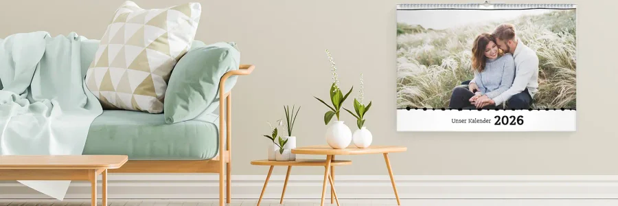 Wandkalender 2026 selbst gestalten – A5 bis A3 mit eigenen Fotos