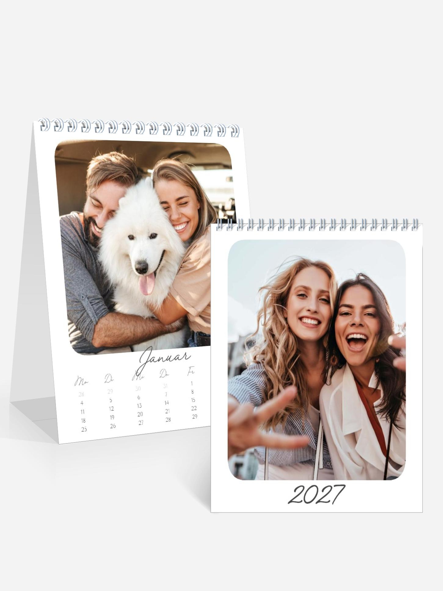 Tischkalender Abgerundet | Monat Tischkalender Abgerundet | Monat
