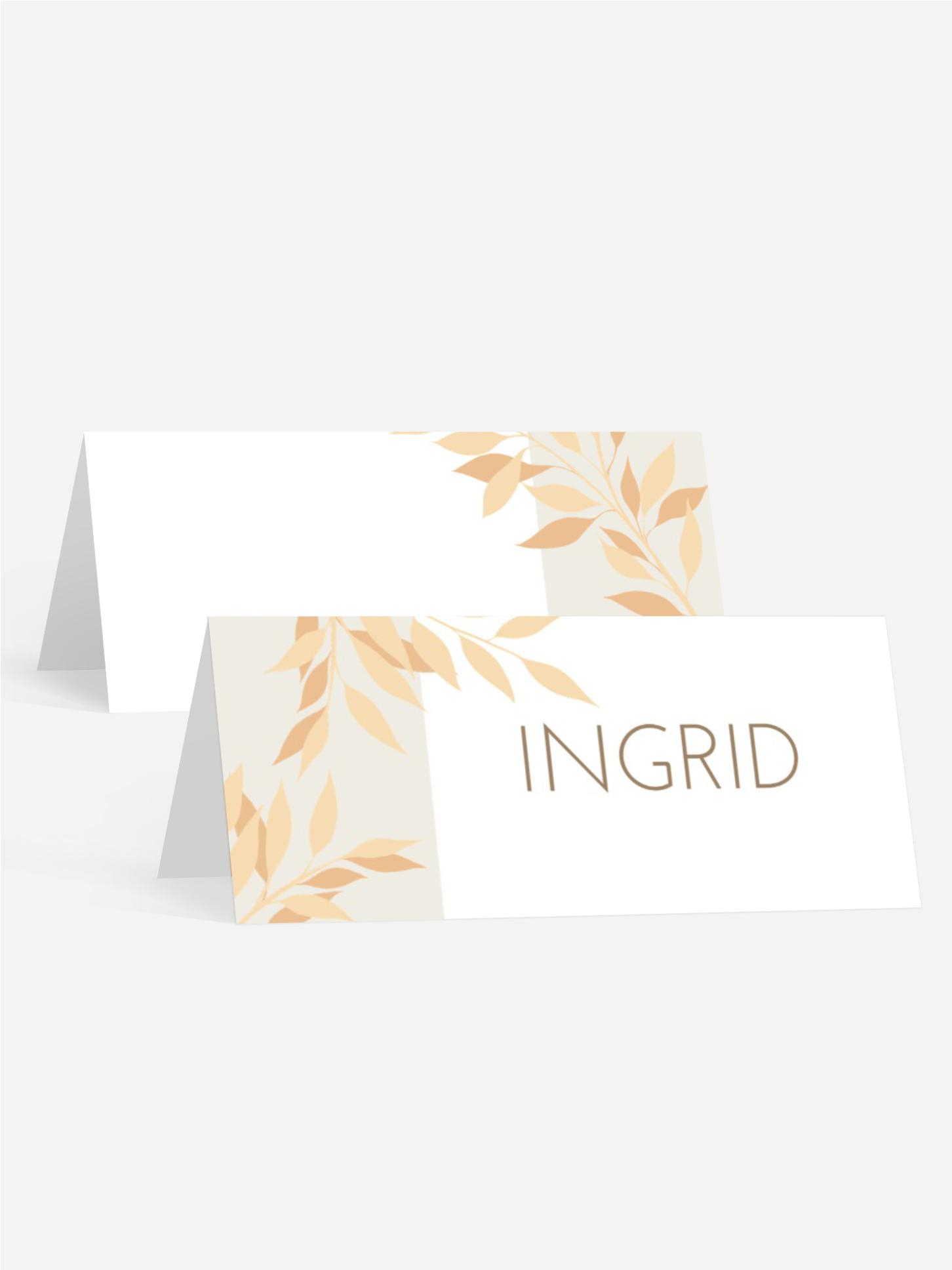 Tischkarte Konfirmation Zarte Blüte