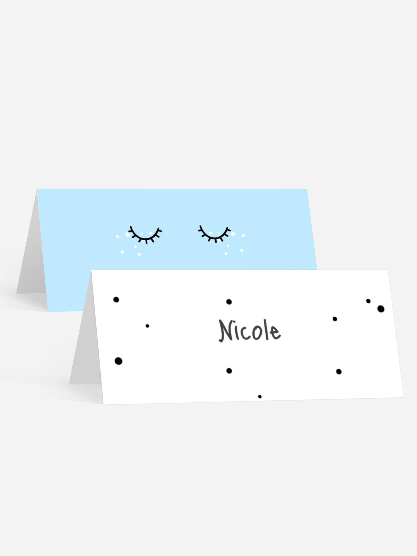 Tischkarte Geburtstag Frech