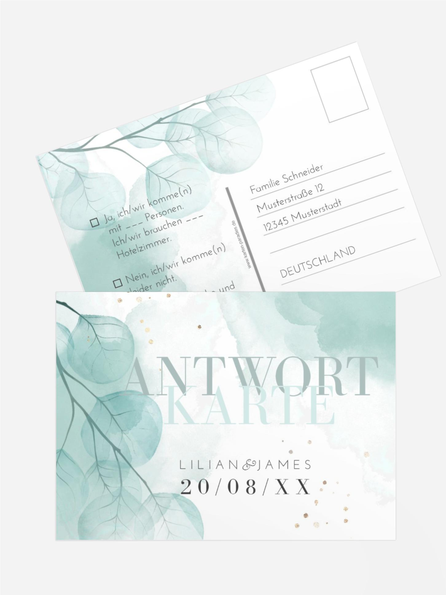 Antwortkarte Wolkenbaum