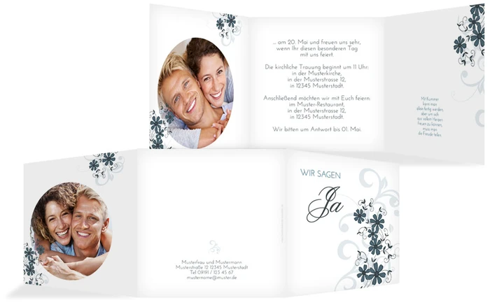 Hochzeitseinladung Ranke