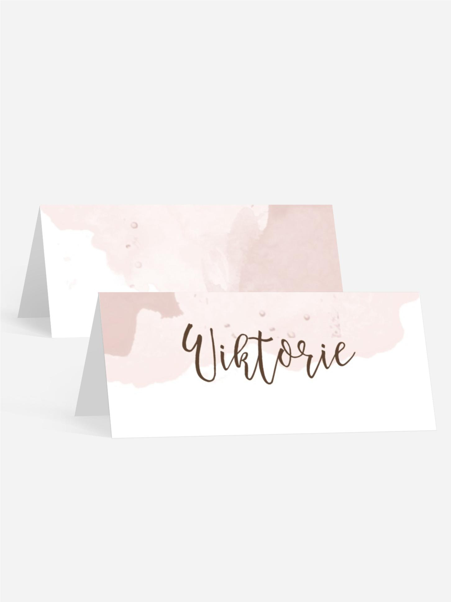 Tischkarte Taufe Glücklicher Tag