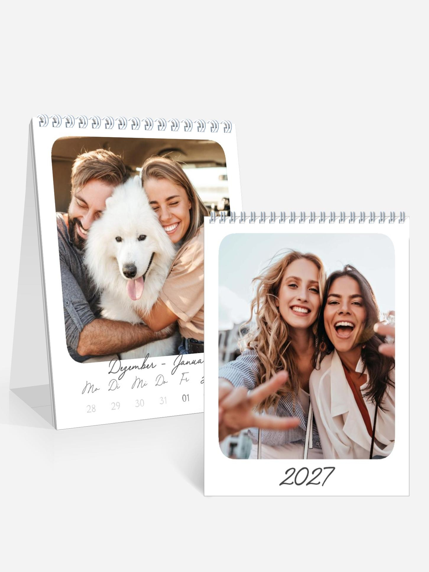Tischkalender Abgerundet | Woche Tischkalender Abgerundet | Woche