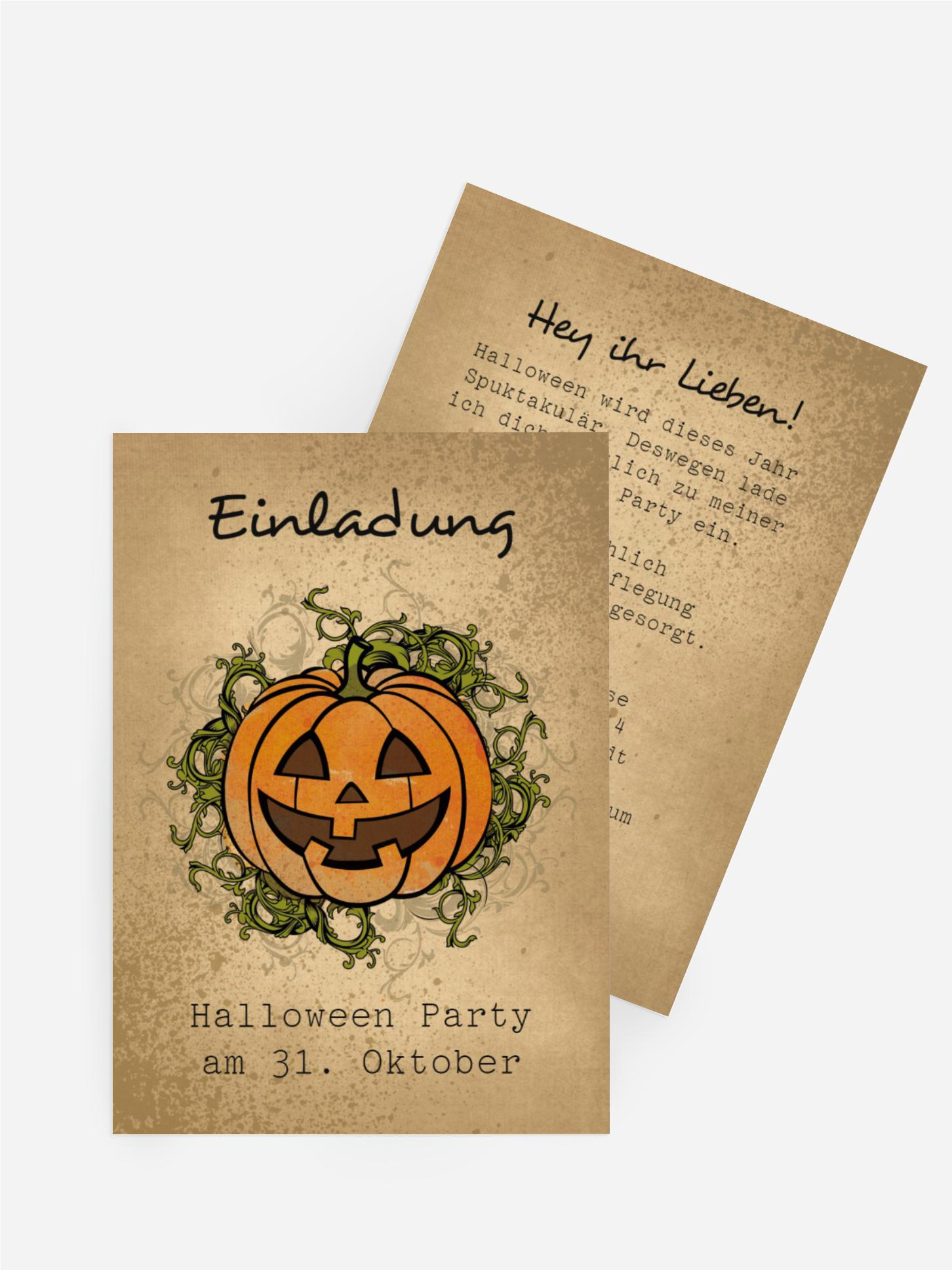 Halloweenkarte Ornament