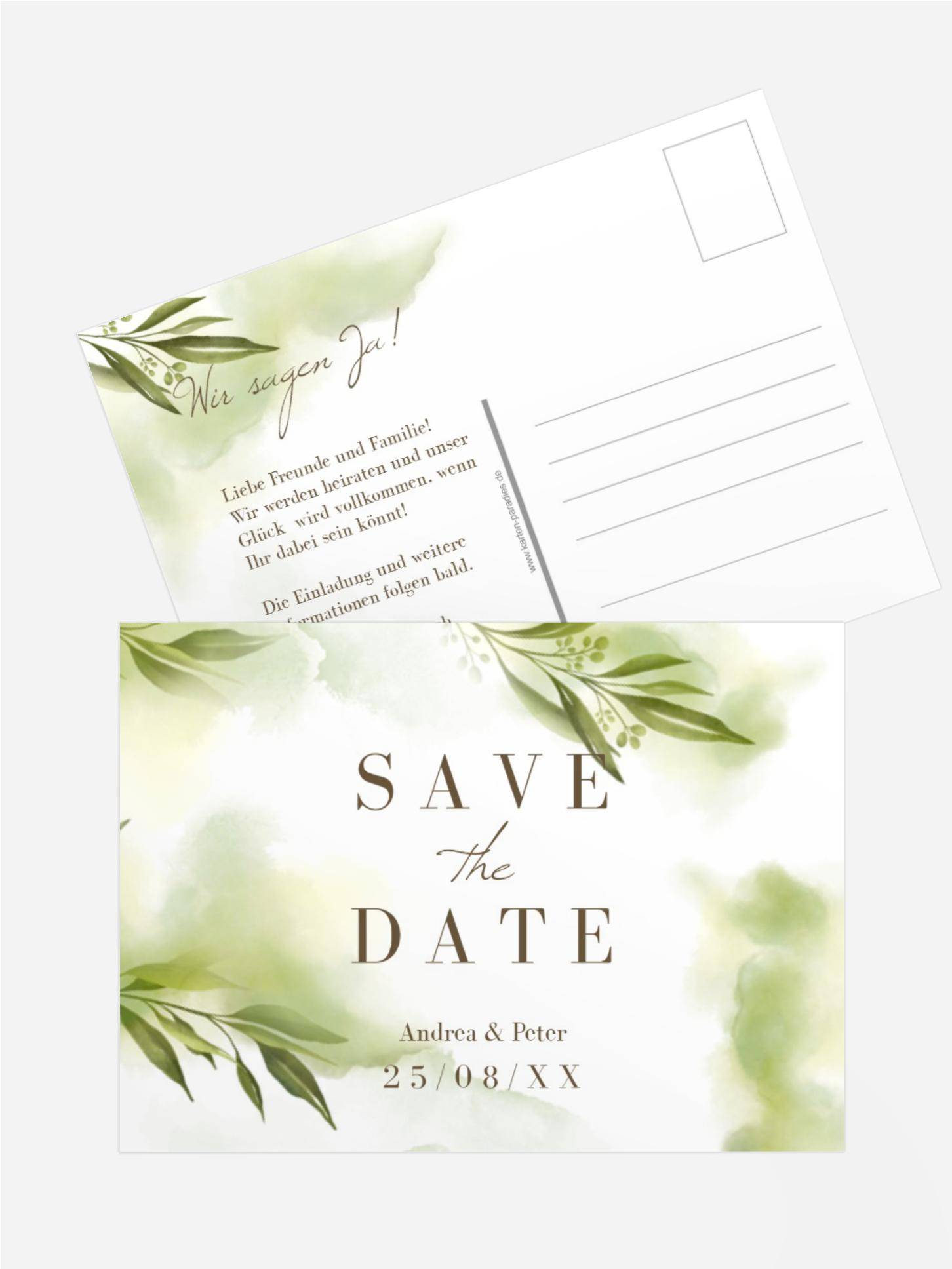 Karte Floraler Traum