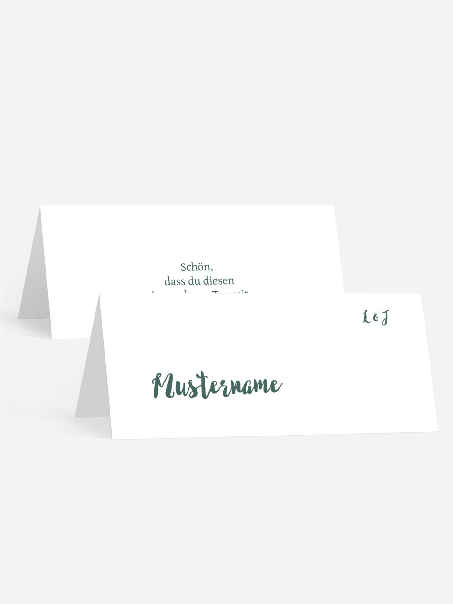 Tischkarte Ich Du Wir