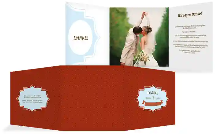 Dankeskarte Harmonie