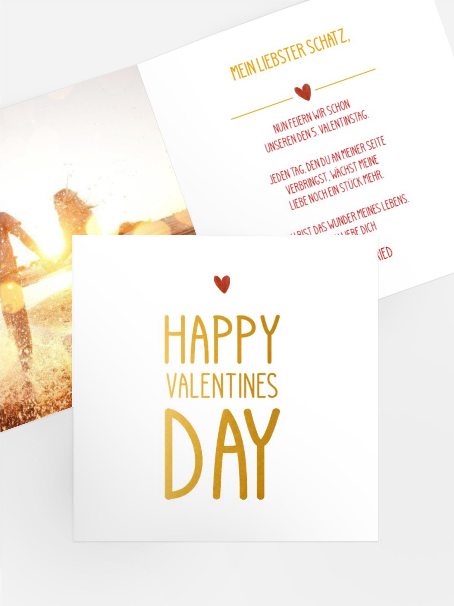 Valentinskarten Regen der Liebe