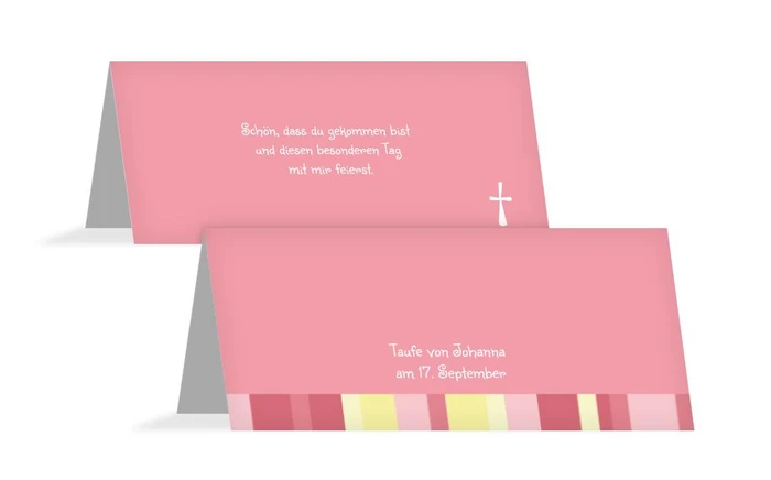 Tischkarte Taufe 3Bilder Tischkarte Taufe 3Bilder