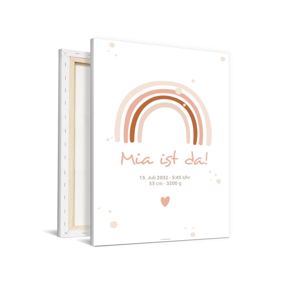 Wandbilder Baby Regenbogenlächeln