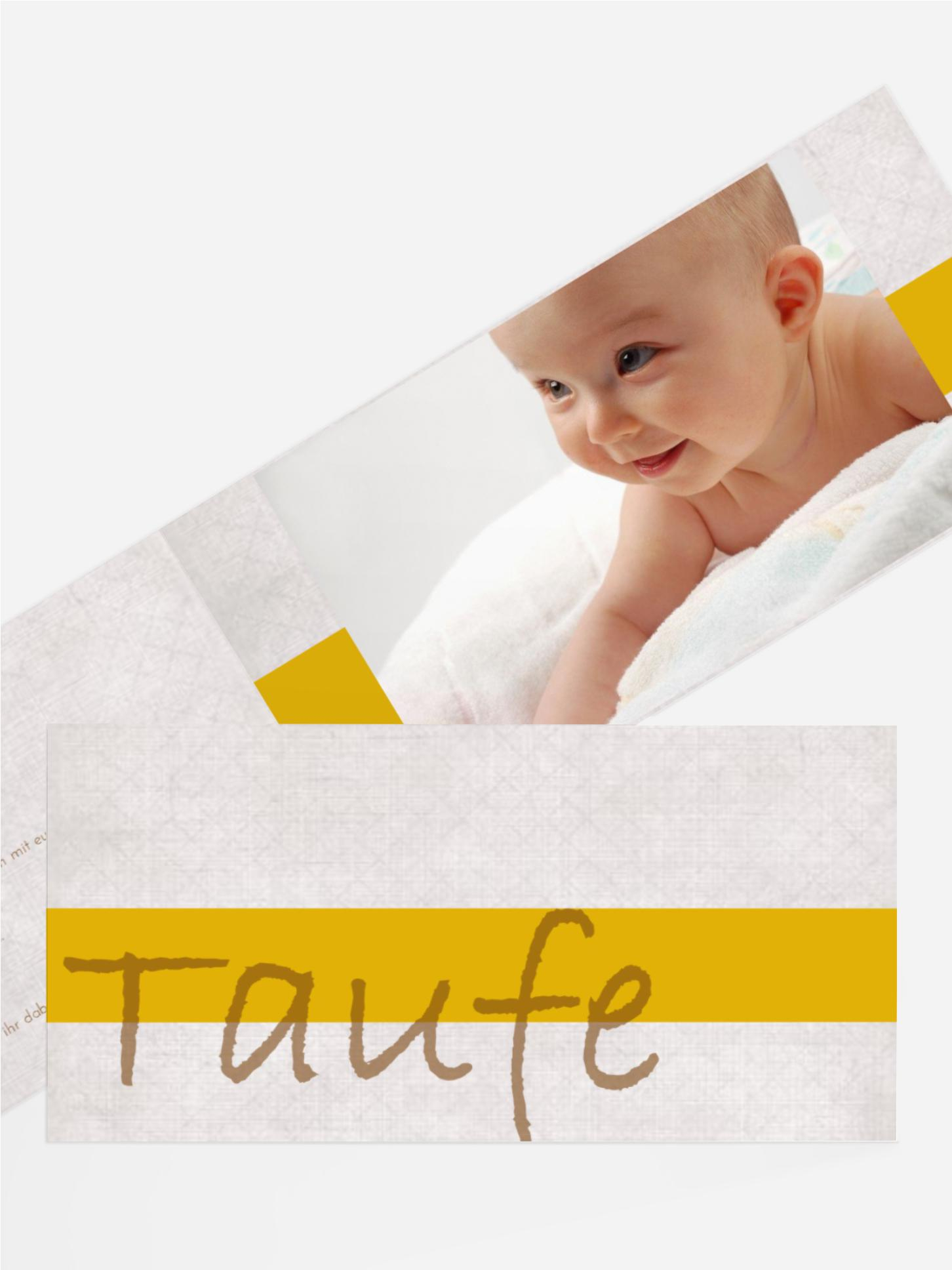 Taufkarte simply classic