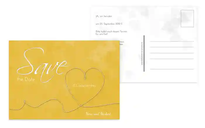 Save the Date ewiges Band