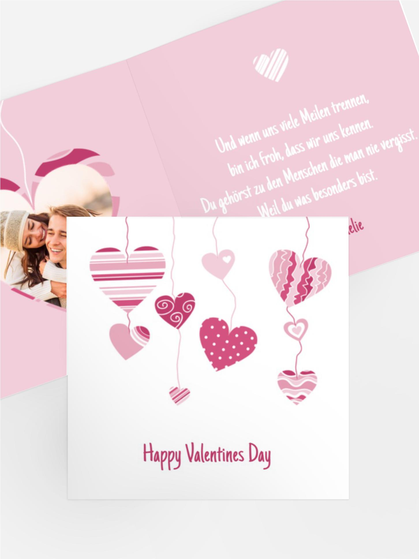 Valentinskarte Herzensmobile