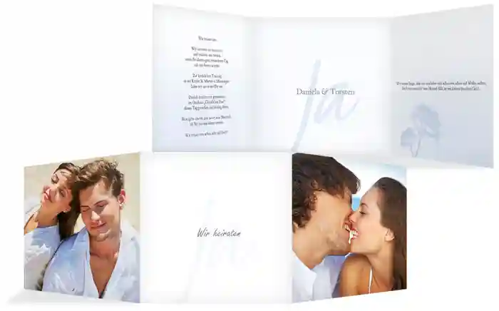 Hochzeitseinladung 3 Vermählung