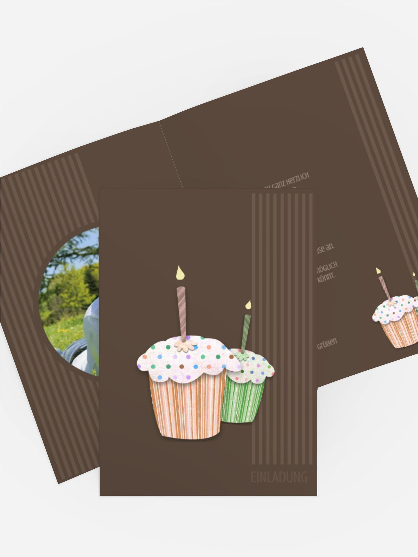 Geburtstagseinladung Muffintime Foto