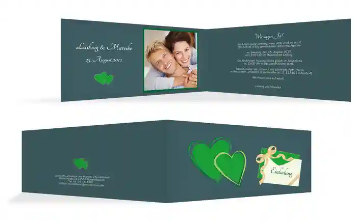 Hochzeitseinladung Eheglück