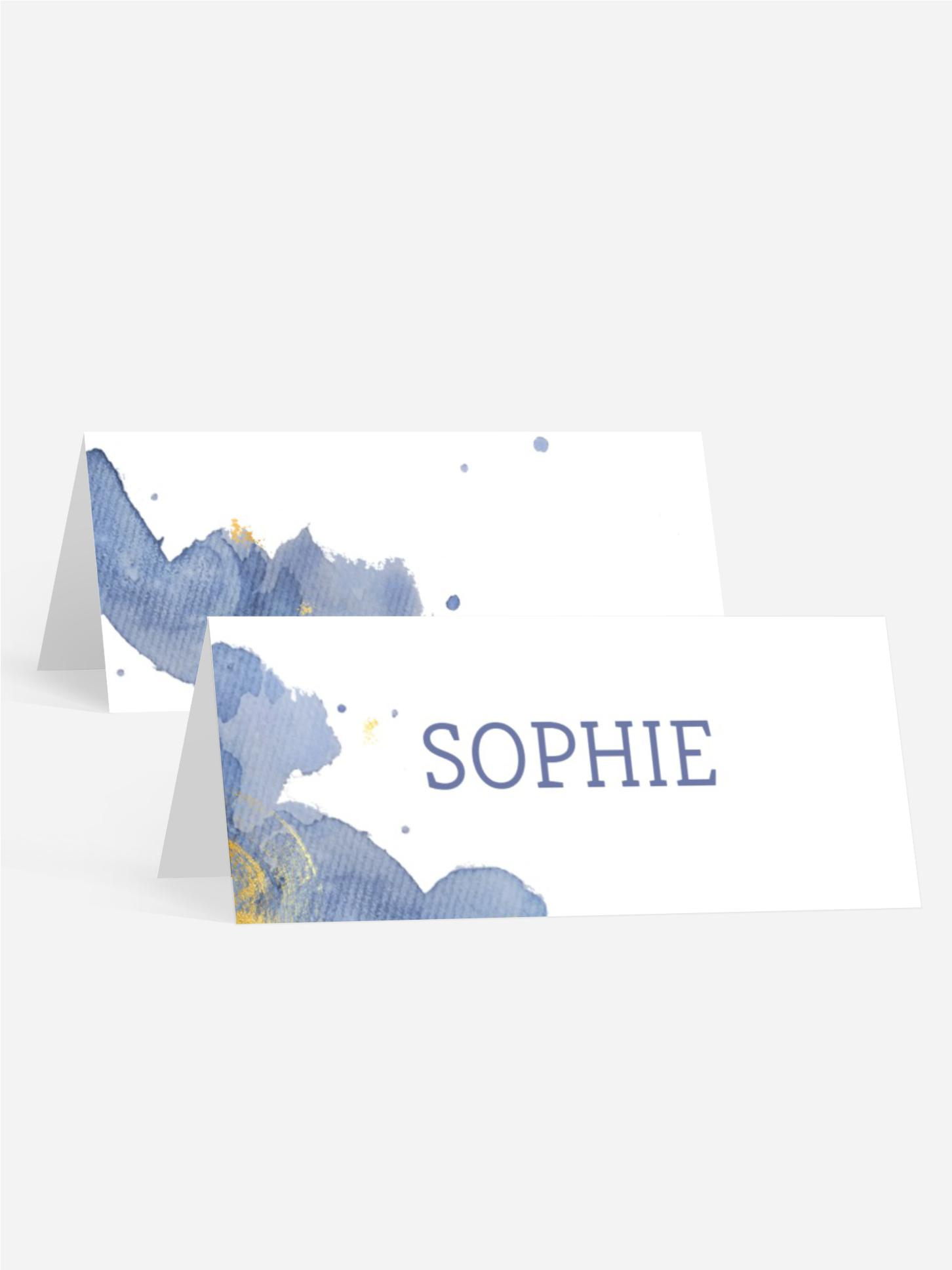 Tischkarte Taufe heiliger Raum