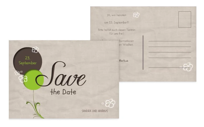 Save the Date Fantasyflower Save the Date Fantasyflower