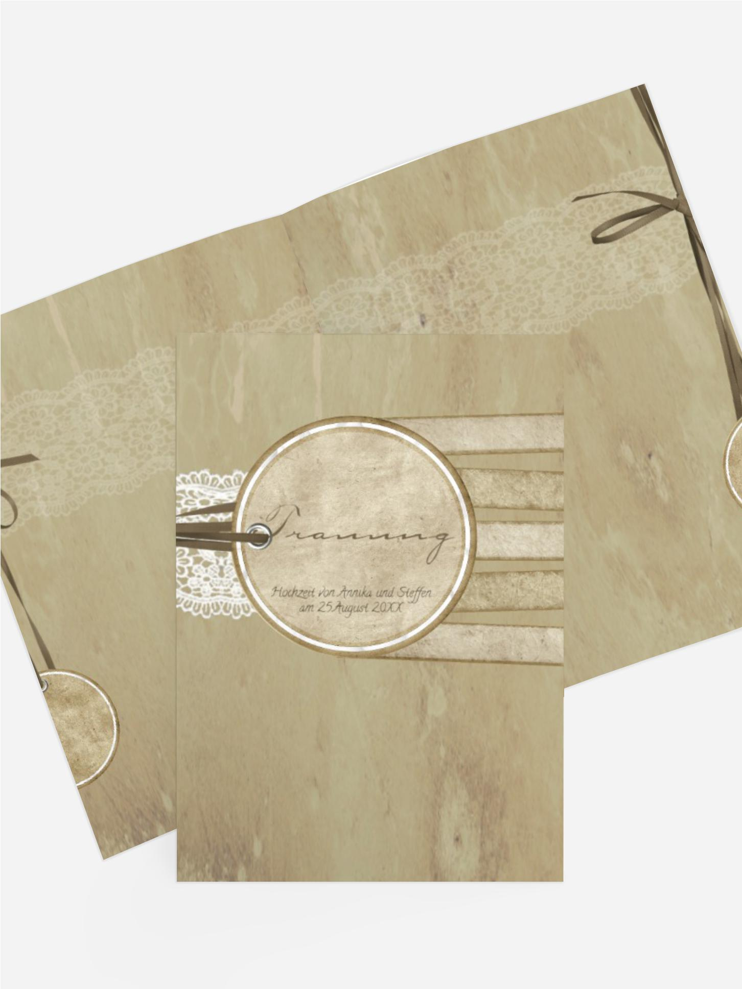 Kirchenheft Umschlag Vintage Lace