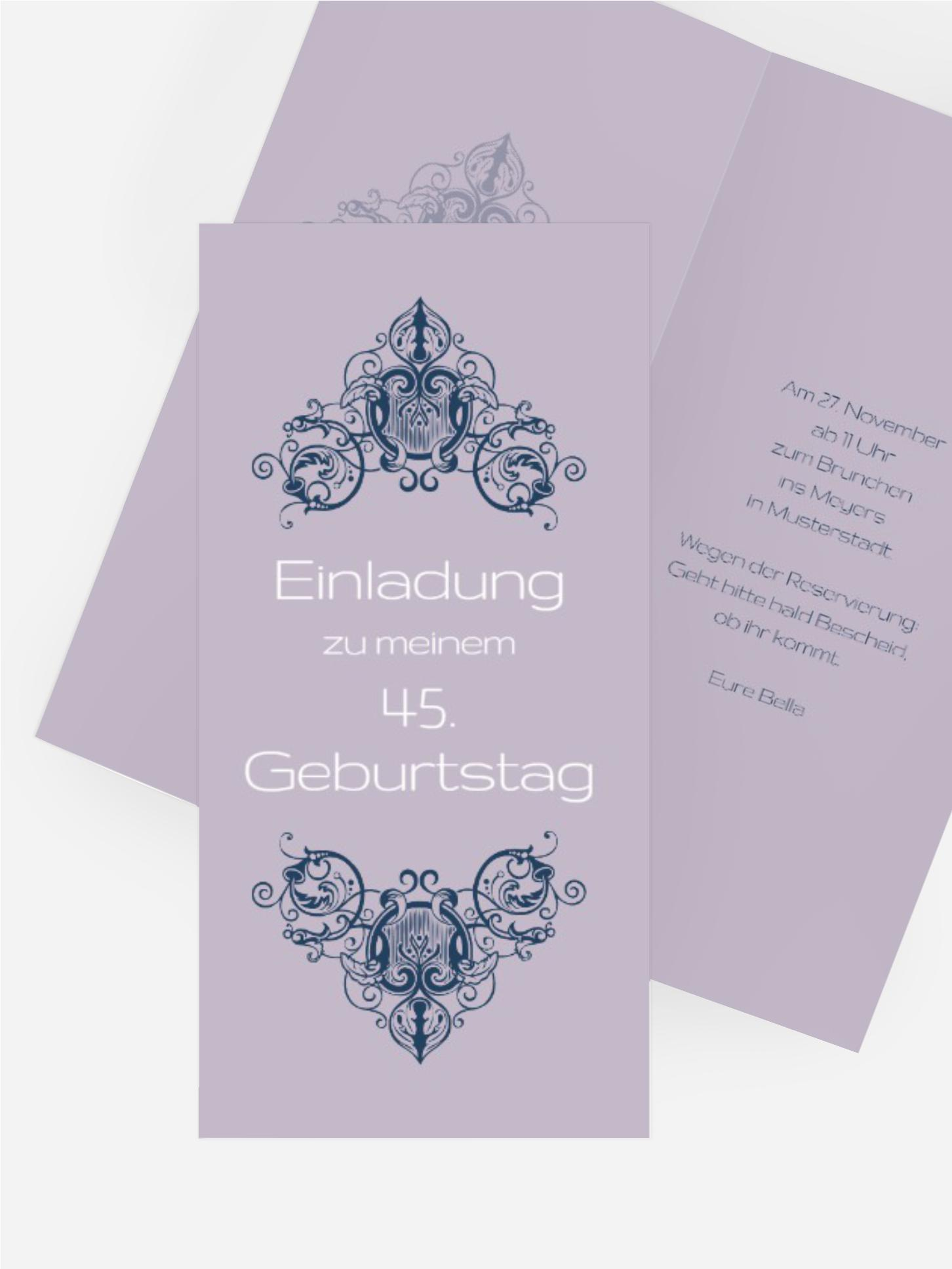 Geburtstagskarte Vintage Foto