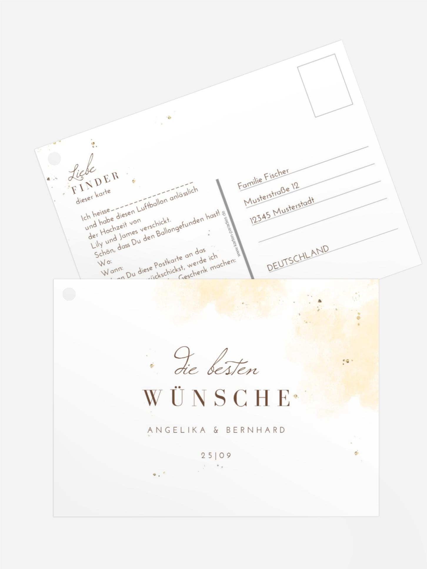 Ballonflugkarte Geblendet