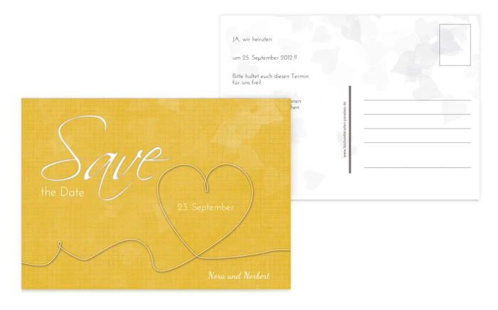 Save the Date ewiges Band