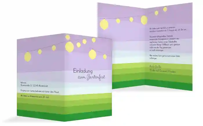 Einladung Sommerfest flächiger Garten Einladung Sommerfest flächiger Garten
