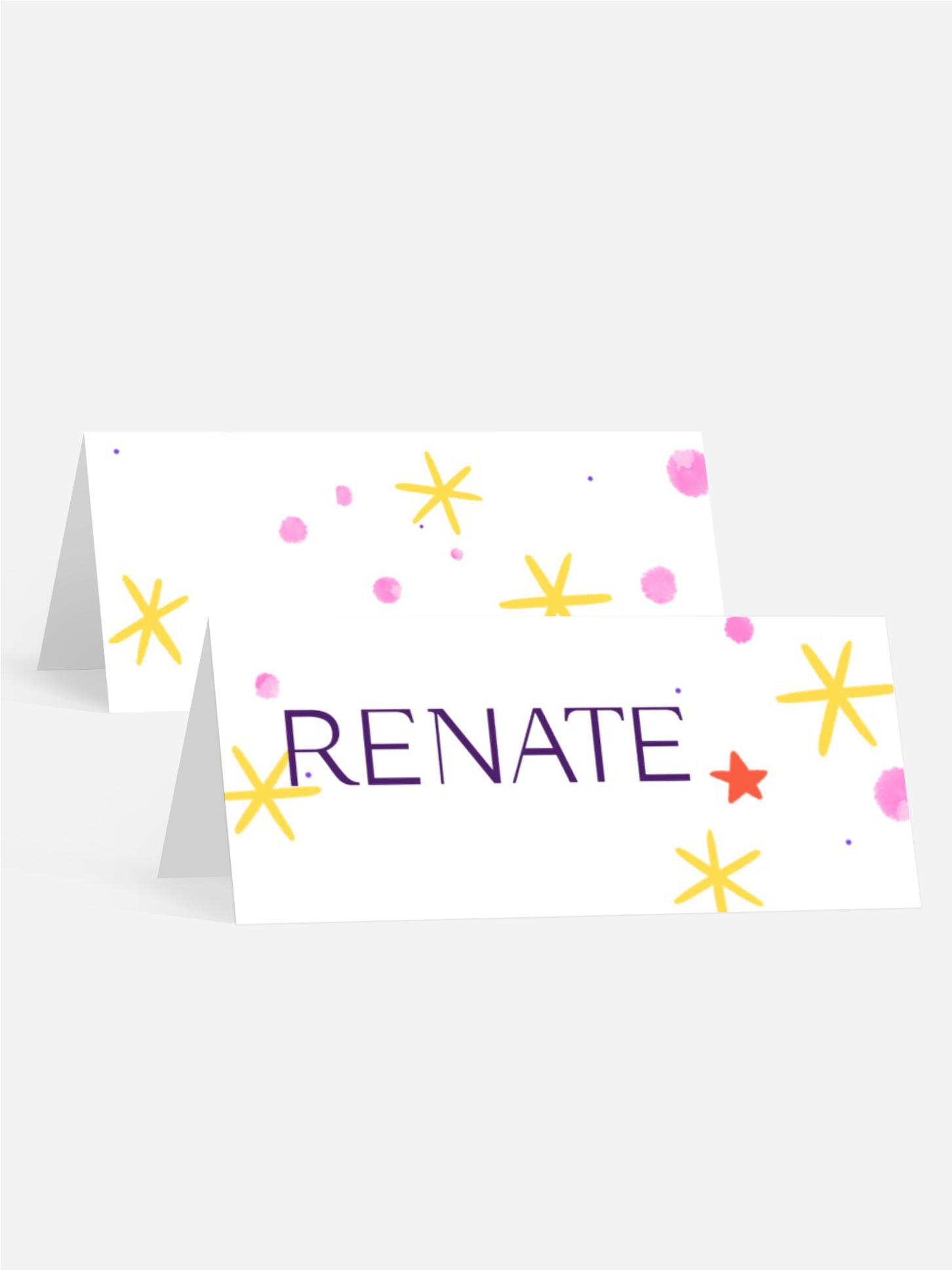 Tischkarte Jugendliche Geburtstag Magischer Geburtstag