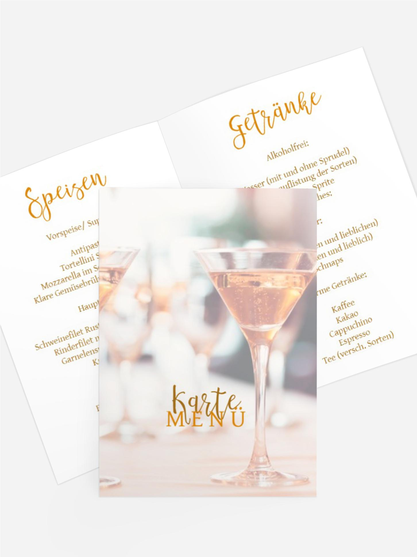 Menükarte Gemeinsam