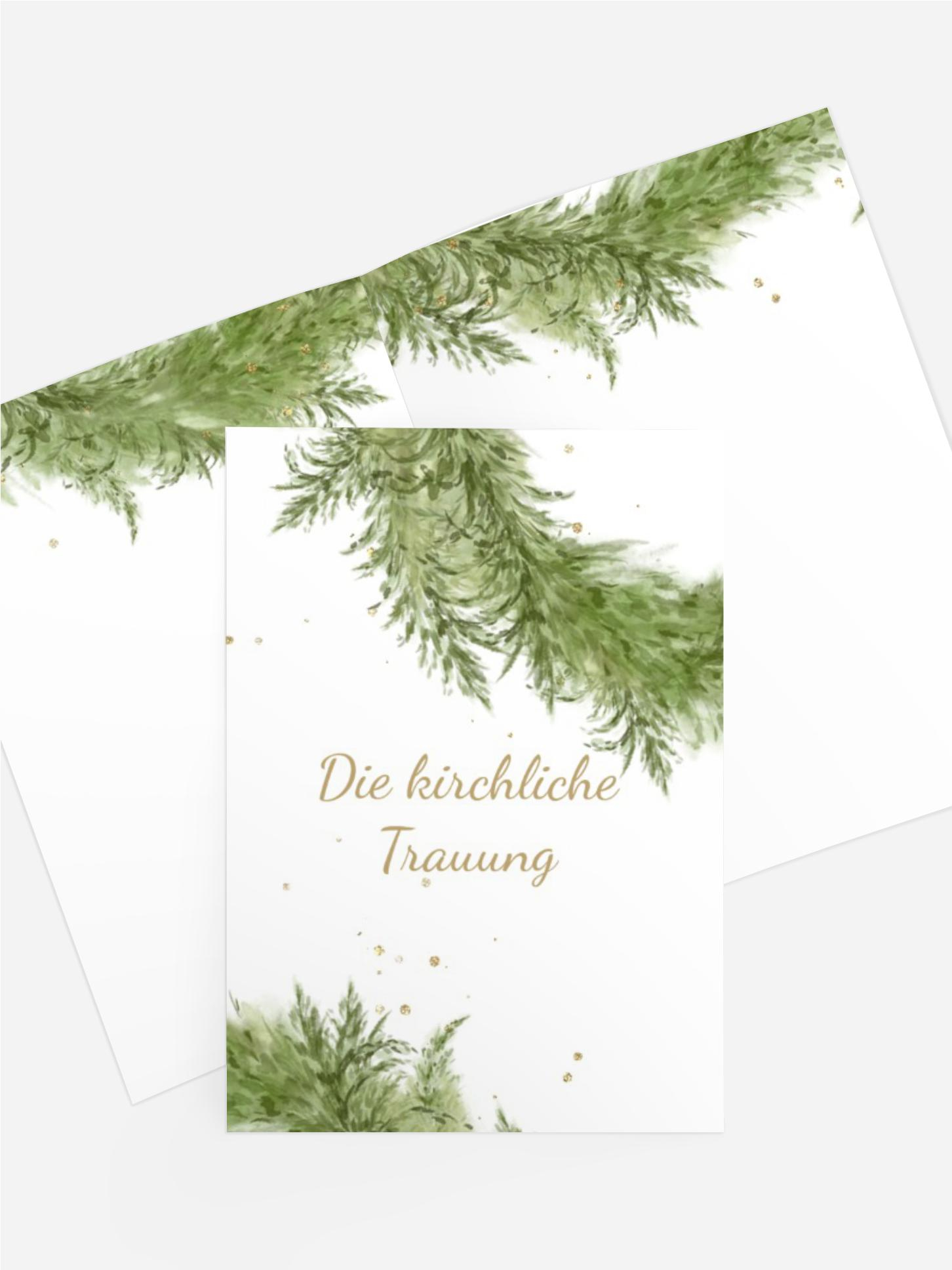 Kirchenheft Grün-Zweig