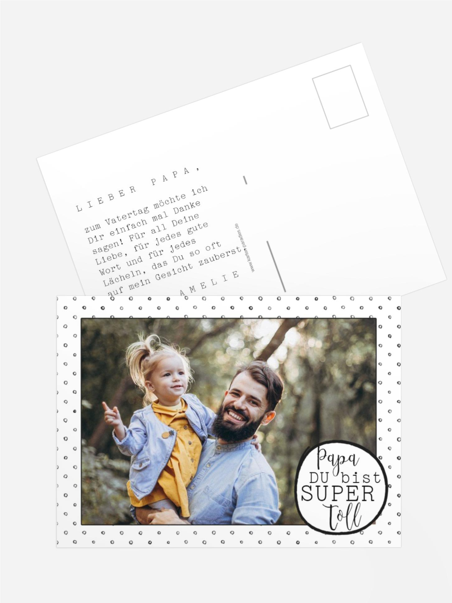 Vatertagskarte Punkte