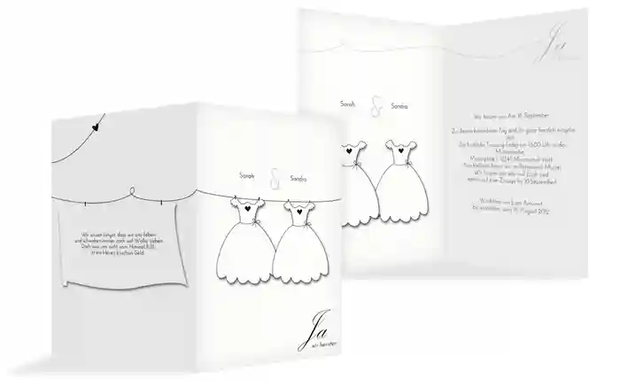 Einladung Hochzeit dresses