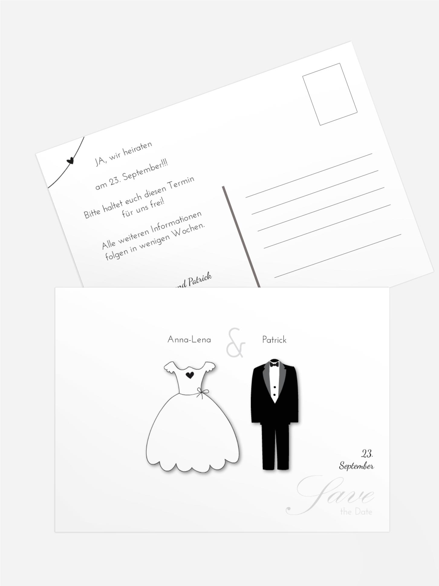 Save the Date dress_and_suit