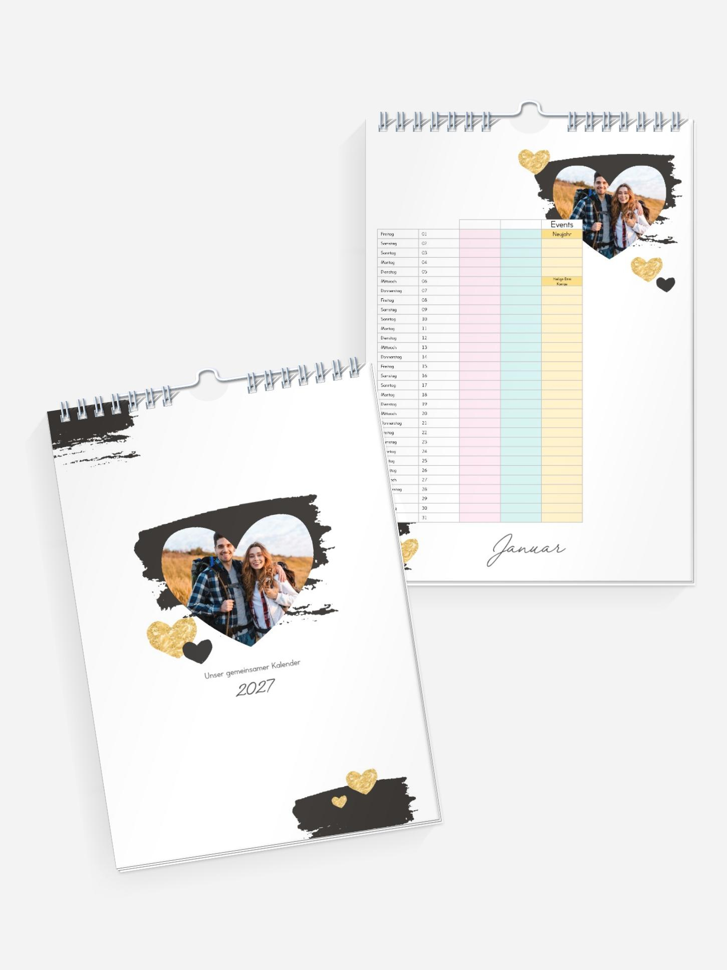 Familienkalender wir zwei