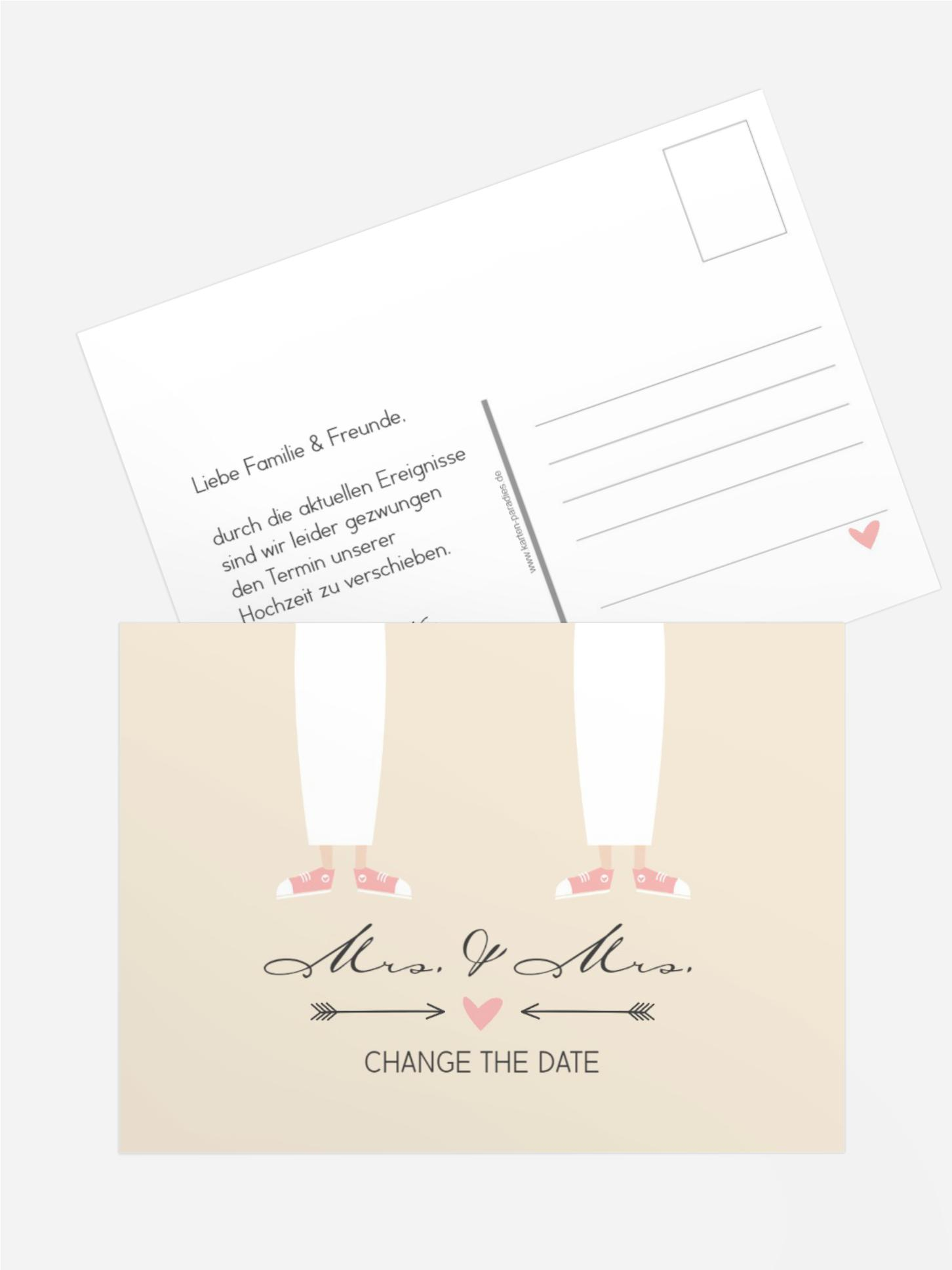 Change the Date zur Hochzeit Pärchen - Frauen