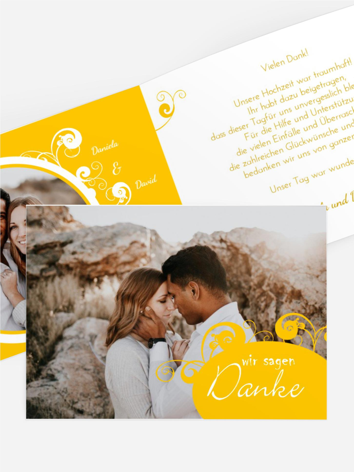 Dankeseinladung Squiggle Chubby