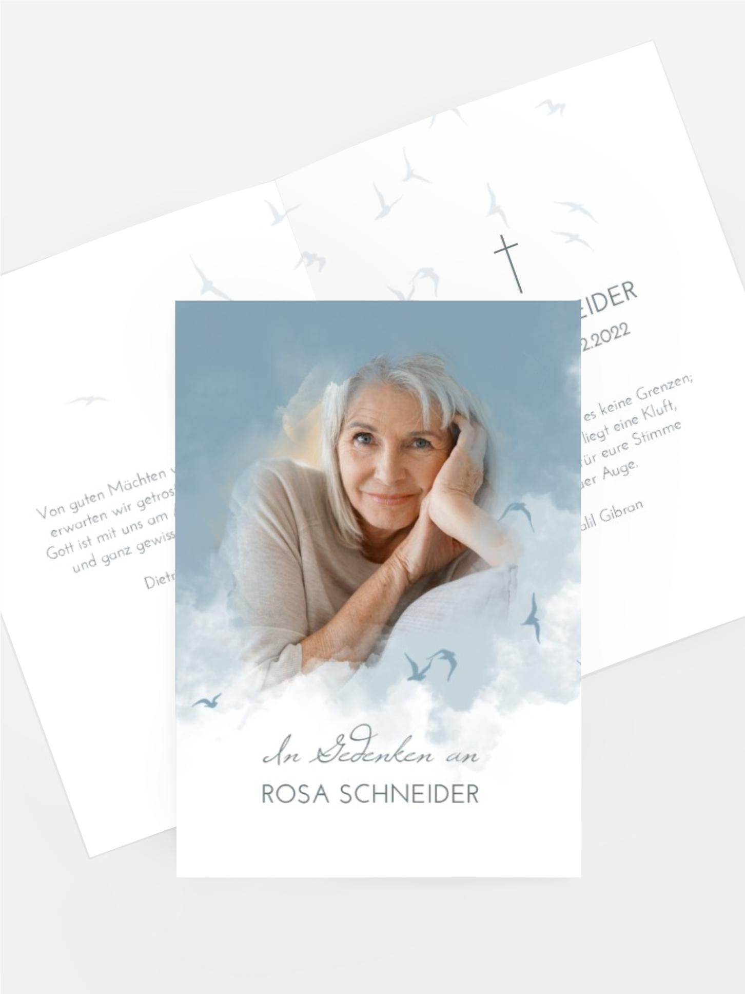 Sterbebilder Unvergänglichkeit