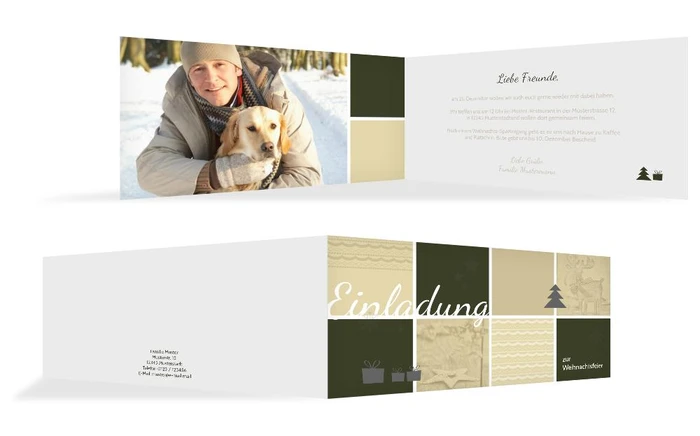 Foto Weihnachtseinladung Frohes Fest Foto Weihnachtseinladung Frohes Fest