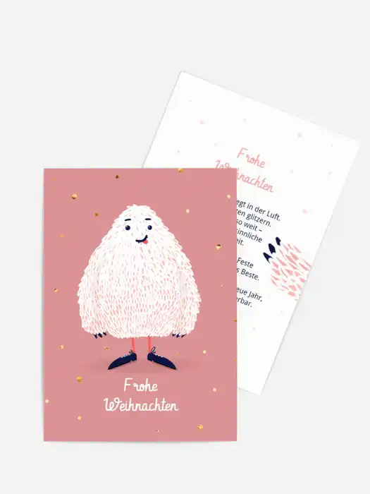 Fröhliche Yeti Grüße