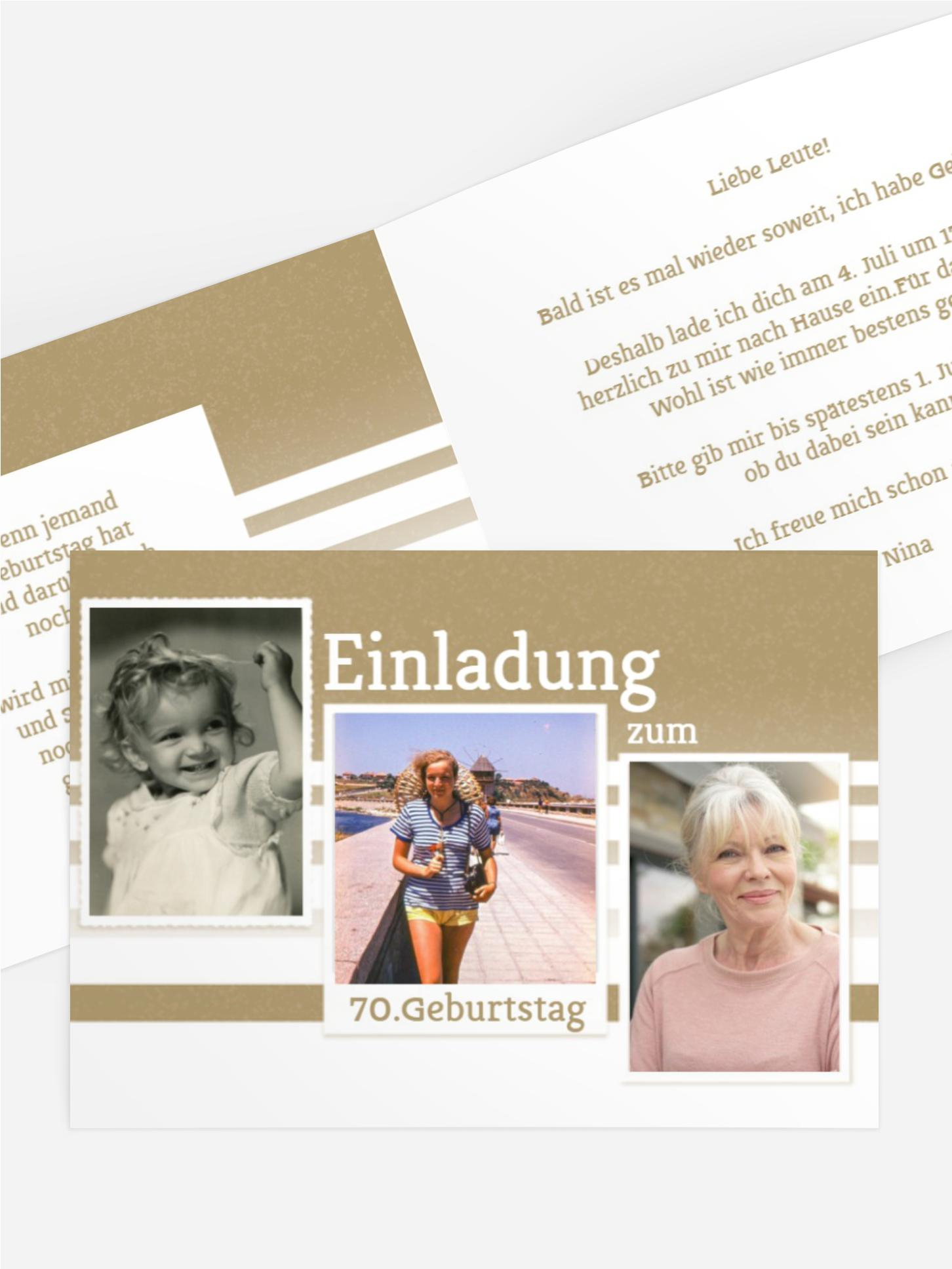 Geburtstagseinladung Fotostrecke 70 Geburtstagseinladung Fotostrecke 70