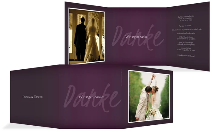 Dankeskarte 3 ewige Verbindung