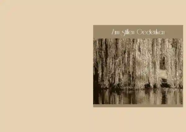 Sterbebildkarte Flusslandschaft