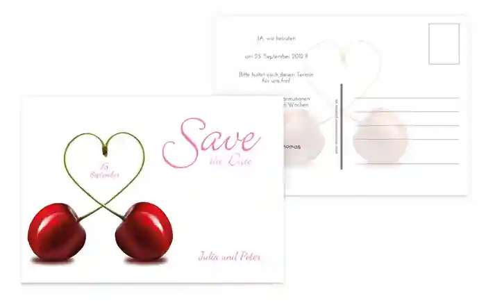 Save the Date Kirsche