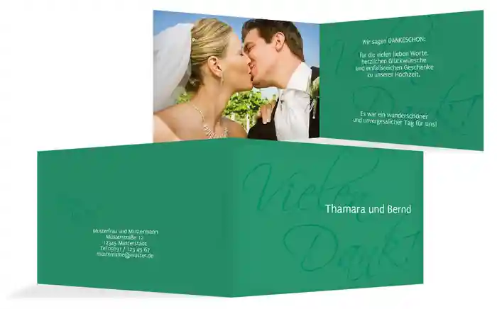 Dankeskarte Liebesbrief