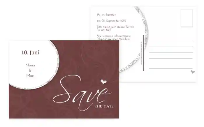 Save the Date Traumhochzeit