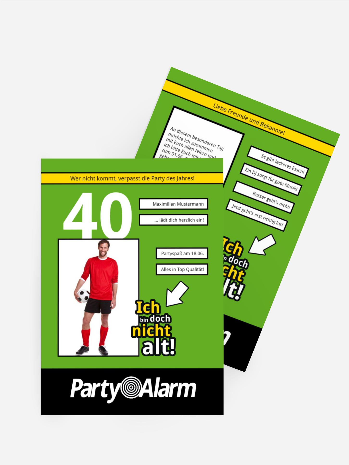 Geburtstagseinladung Ich bin doch nicht alt! Foto 40