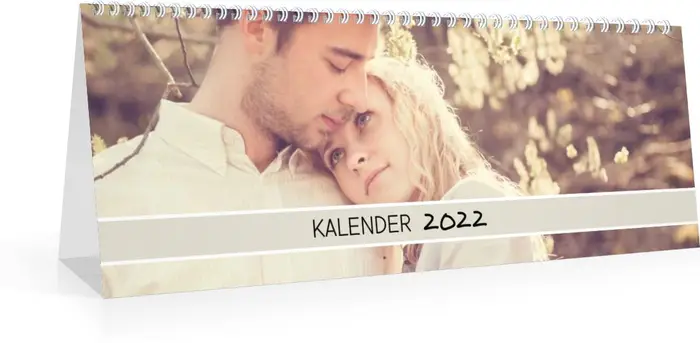 Monats-Tischkalender Hoch Farbenspiel